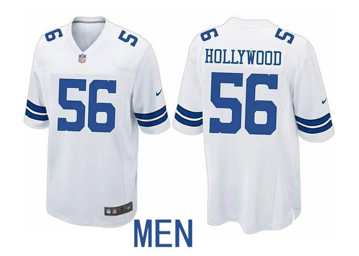Men Dallas Cowboys #56 Hollywood Henderson White Throwback NFL Game Jerseys->youth nfl jersey->Youth Jersey
